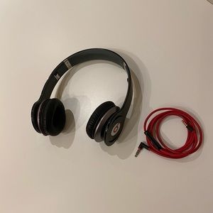Original Beats by Dre Solo HD Headphones Black